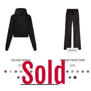 SKIMS NWT TRACK SUIT